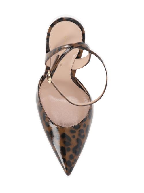 Foliage brown/black pump Gianvito Rossi | G9541611RICNUILEPA